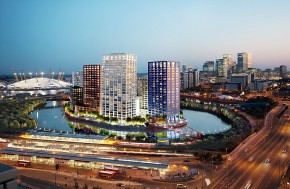 半岛公馆London City Island 全新复式公寓 两室一厅一厨三卫